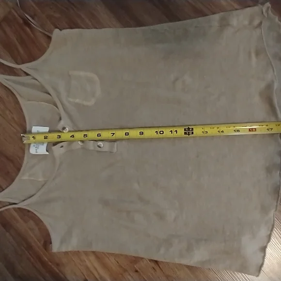 Zara Basic Tan T-Shirt Lightweight - Picture 10 of 12